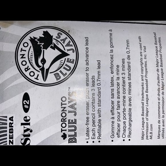 💰 SOLD 💰 FREE Add On Item ! - Six Pack of Toronto Blue Jays Pencils ! - Picture 4 of 4